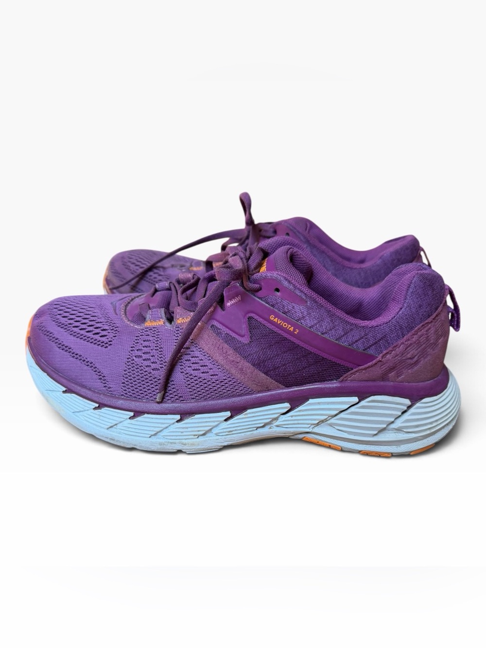 HOKA ONE ONE Gaviota 2 Women’s 9.5D Purple Athletic Running Shoes Sneakers